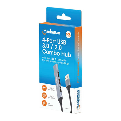 4-Port USB 3.0 / 2.0 Kombo-Hub Packaging Image 2