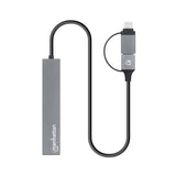 4-Port USB 3.0 Typ-C / Typ-A Kombo-Hub Image 5
