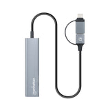 4-Port USB 3.0 Typ-C / Typ-A Kombo-Hub 2x2 Image 5