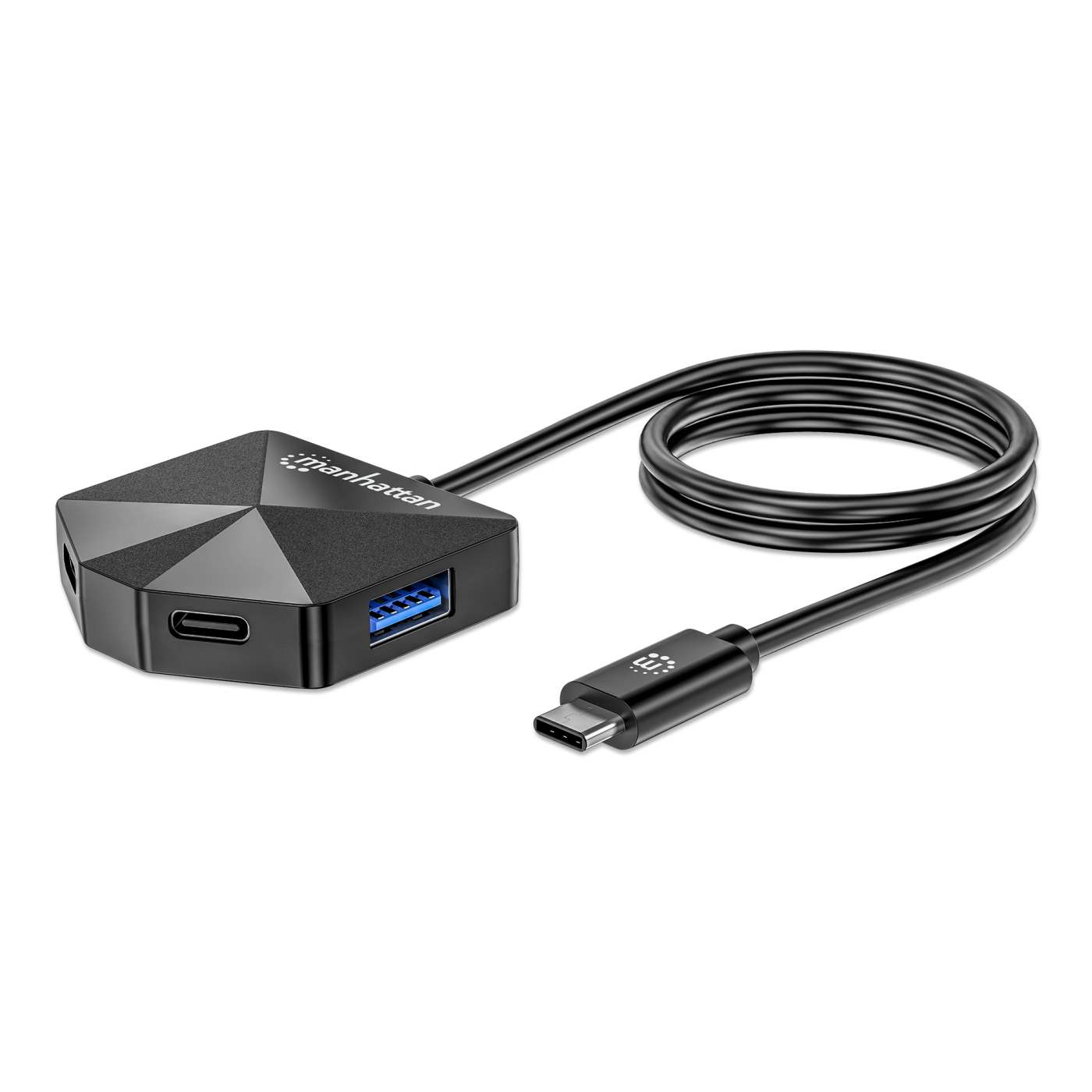 4-Port USB 3.0 Typ-C / Typ-A Kombo-Hub 2x2 Image 1