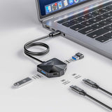4-Port USB 3.0 Typ-C / Typ-A Kombo-Hub 2x2 Image 3