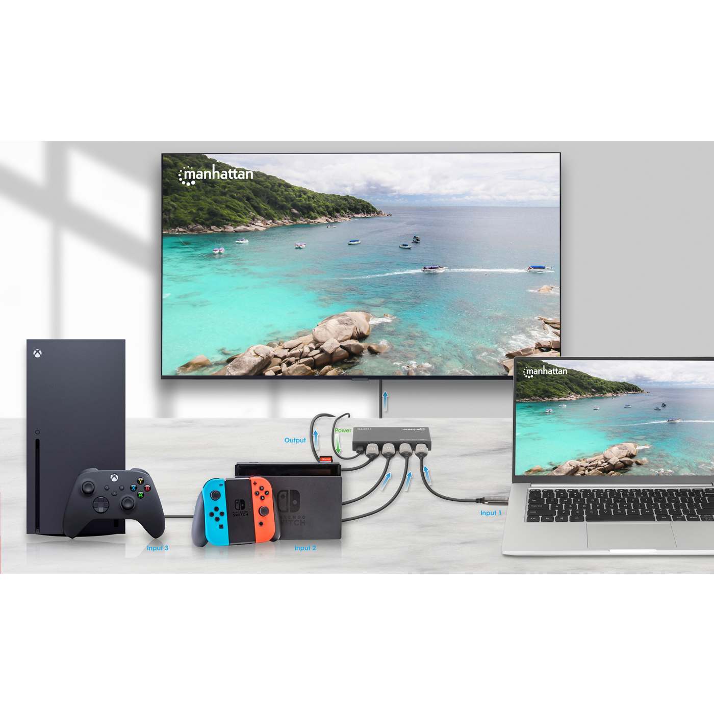 4K@60Hz 3-Port HDMI-Switch Image 4