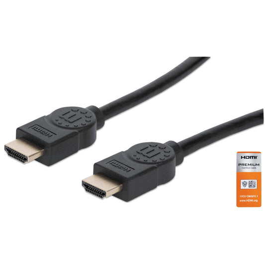 Zertifiziertes Premium High Speed HDMI-Kabel mit Ethernet-Kanal, 1 m Image 1