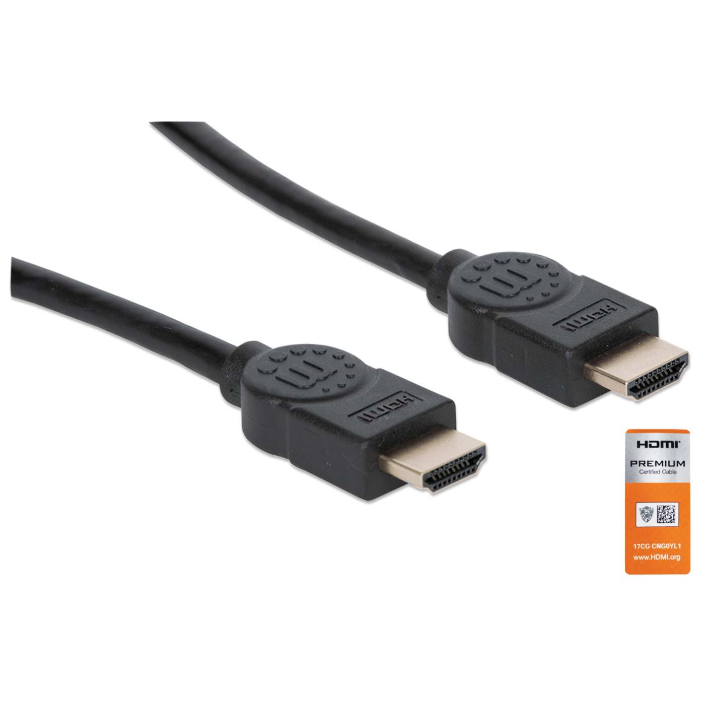 Zertifiziertes Premium High Speed HDMI-Kabel mit Ethernet-Kanal, 1 m Image 3