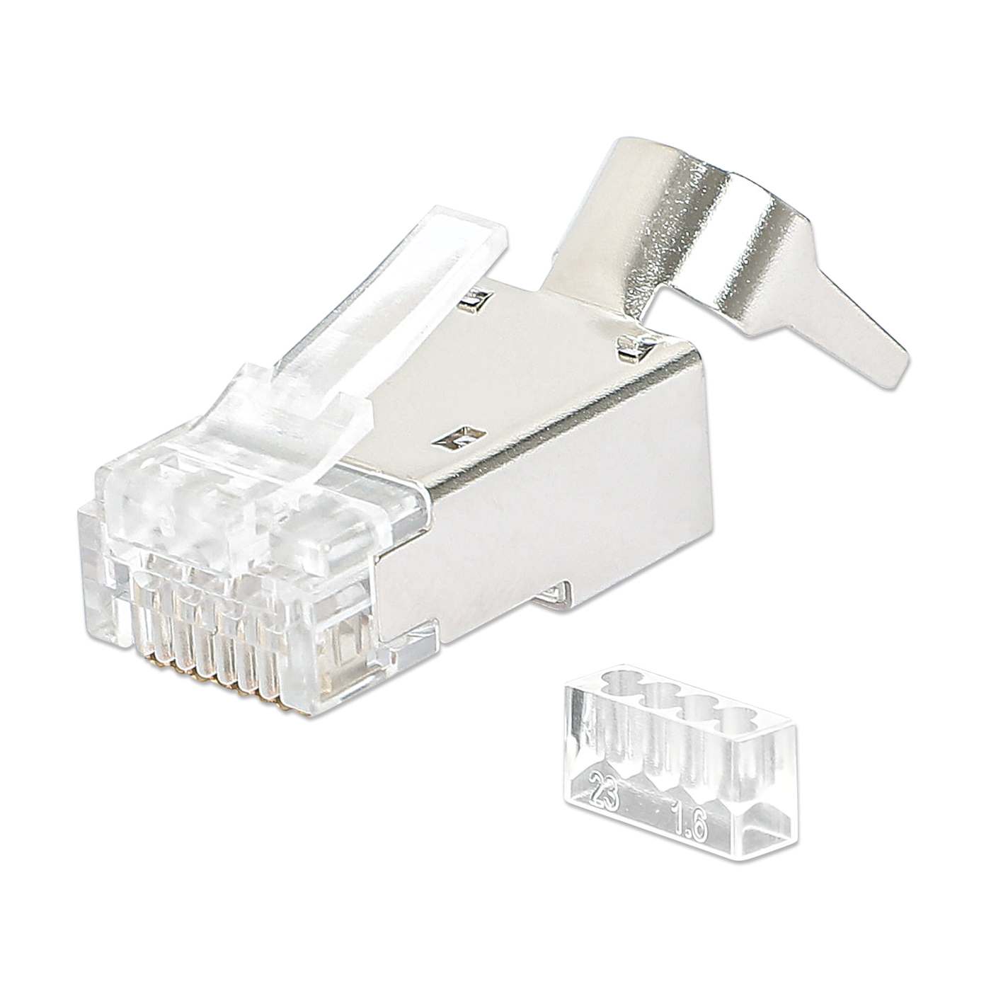 50er-Pack Cat6A RJ45-Modularstecker Pro Line Image 1