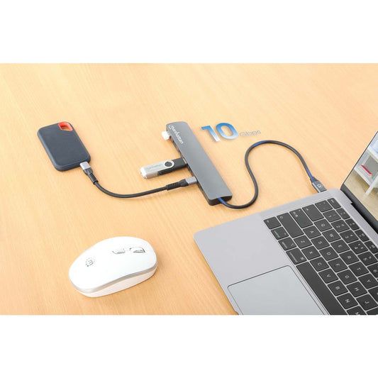 7-Port 10G/5G USB-C / USB-A Hub 4+3 mit Power Delivery Image 2