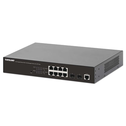 8-Port Gigabit Ethernet PoE+ Web-Managed Switch mit 2 SFP-Ports Image 1