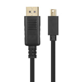 MH MiniDisplayport to Displayport Cable, 3m DP1.4, Black Image 4