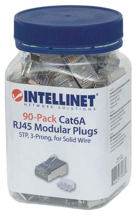 90er-Pack Cat6A RJ45-Modularstecker Packaging Image 2
