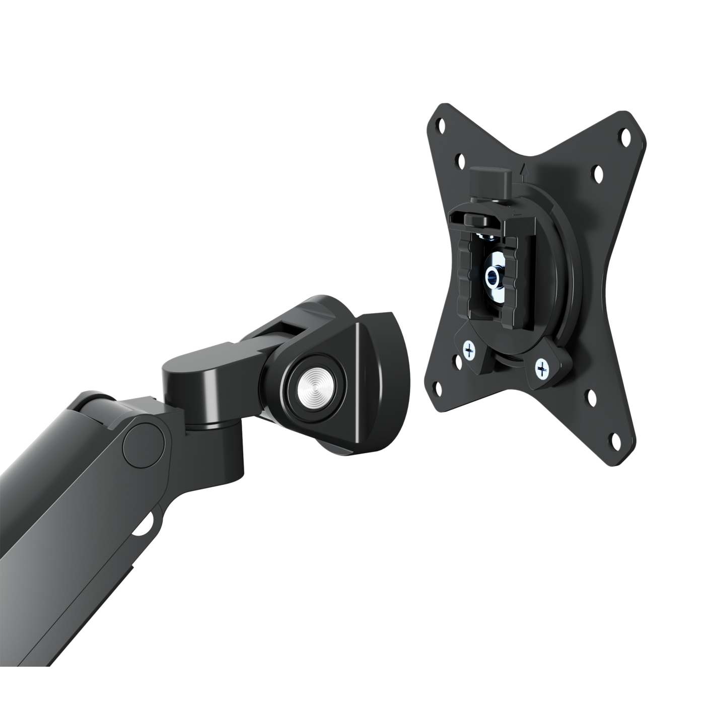 Tischhalterung mit Gasdruckfeder für zwei Monitore & Dockingstation Image 14