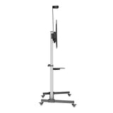 Aluminium Multimedia TV-Ständer auf Rollen, höhenverstellbar, für 60" bis 100" Image 7
