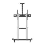 Aluminium Multimedia TV-Ständer auf Rollen, höhenverstellbar, für 60" bis 100" Image 8