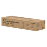 Aluminium Multimedia TV-Ständer auf Rollen, höhenverstellbar, für 60" bis 100" Packaging Image 2