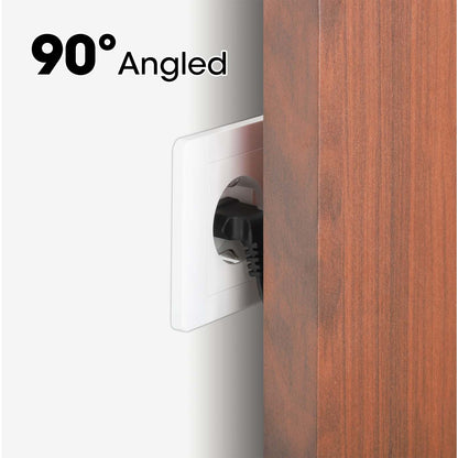 Stromkabel C7 auf EU CEE 7/16 mit Winkelsteckern, 2 m Image 4