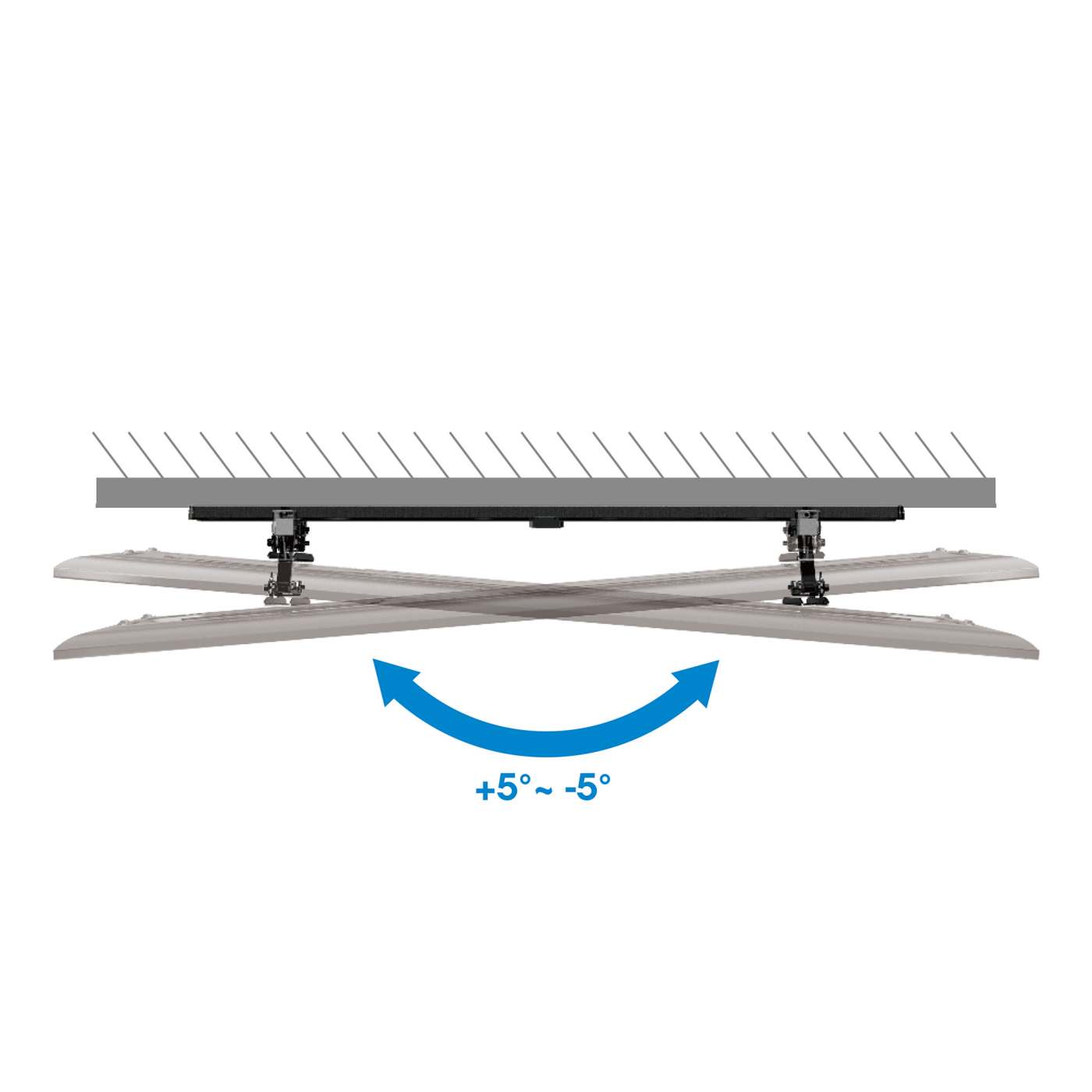 Anti-Diebstahl TV-Wandhalterung, neigbar und ausziehbar Image 12