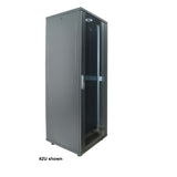 19" Netzwerkschrank, Basic Line, 22 HE, 1144 (H) x 600 (B) x 800 (T) mm, schwarz Image 3