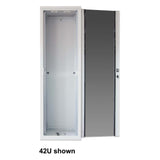 19" Netzwerkschrank, Basic Line, 22 HE, 1144 (H) x 600 (B) x 800 (T) mm, grau Image 5