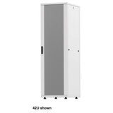 19" Serverschrank, Basic Line, 26 HE, 1308 (H) x 600 (B) x 1000 (T) mm, grau Image 3