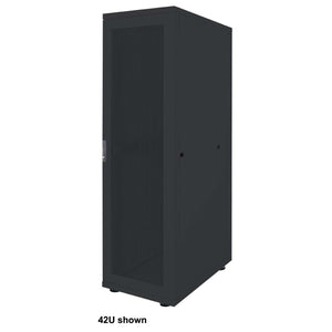 19" Serverschrank, Basic Line, 36 HE, 1766 (H) x 600 (B) x 1000 (T) mm, schwarz Image 1