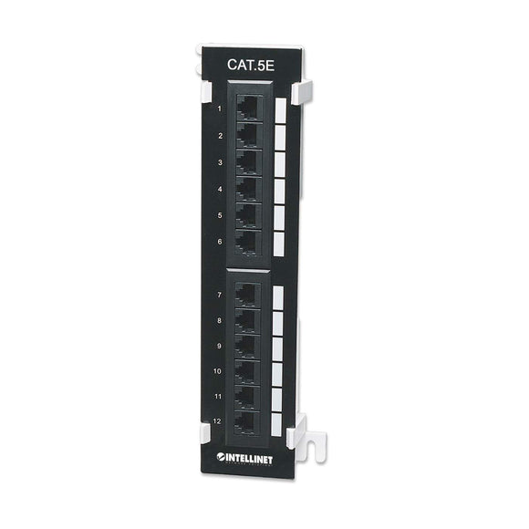 12-Port Cat5e Patchpanel zur Wandmontage Image 1