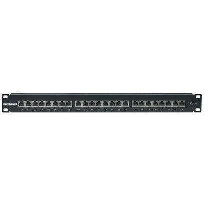 24-Port Cat6 Patchpanel, geschirmt Image 4