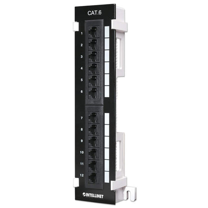 12-Port Cat6 Patchpanel zur Wandmontage Image 1