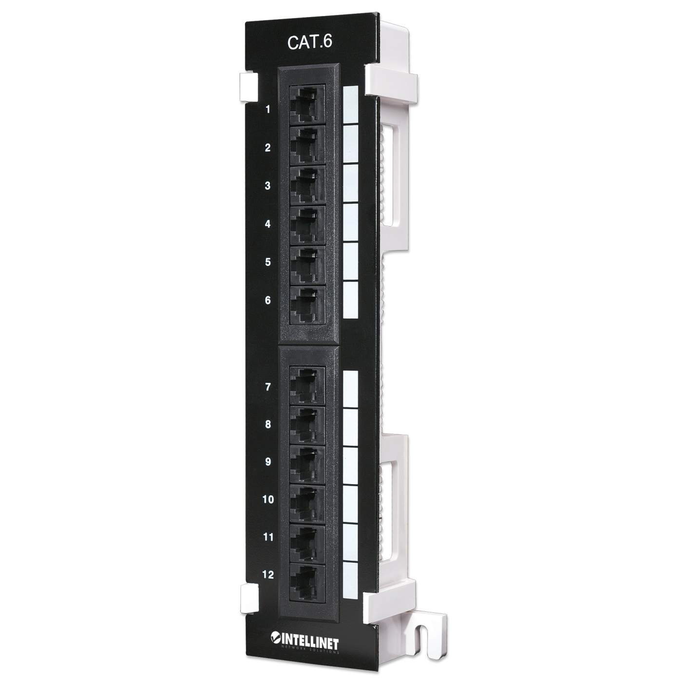 12-Port Cat6 Patchpanel zur Wandmontage Image 1