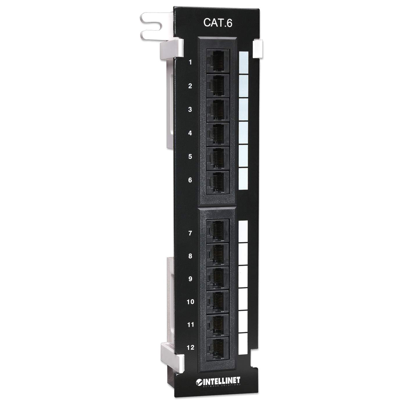 12-Port Cat6 Patchpanel zur Wandmontage Image 2