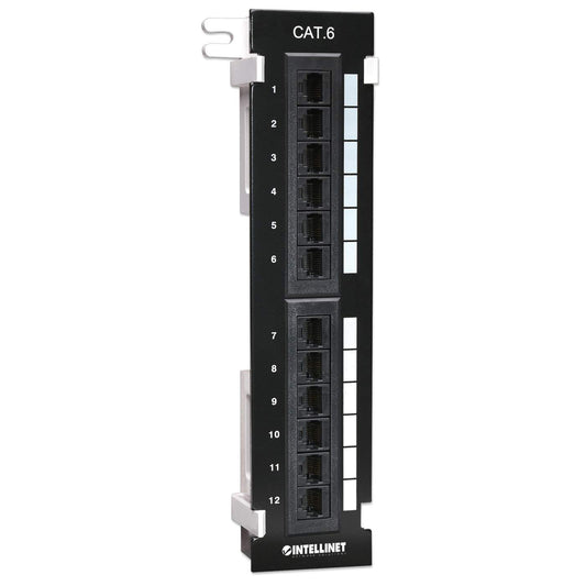12-Port Cat6 Patchpanel zur Wandmontage Image 2