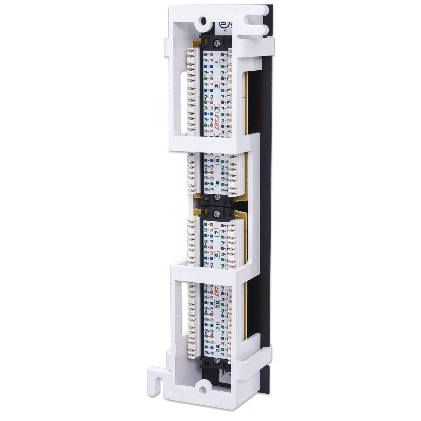 12-Port Cat6 Patchpanel zur Wandmontage Image 3