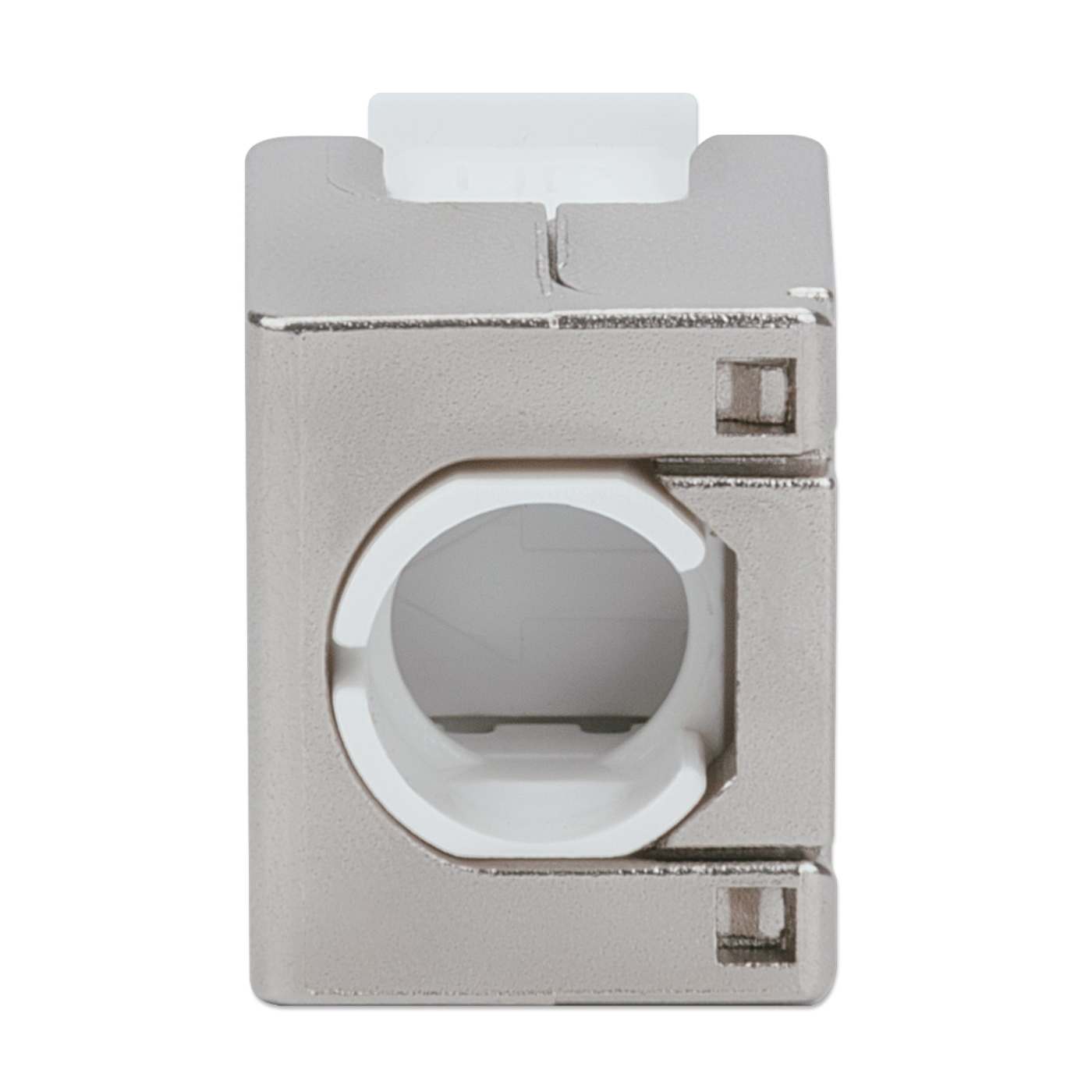 Cat6a 10G Keystone-Modul, geschirmt und werkzeuglos, silber Image 4