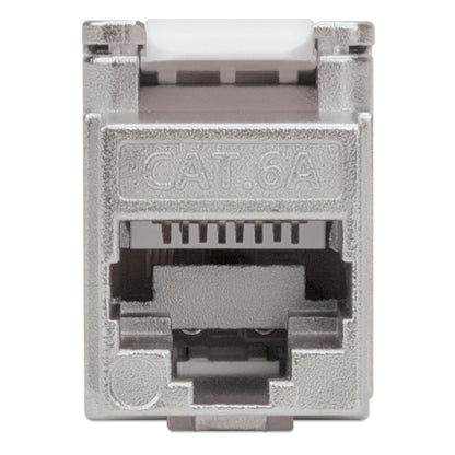 Cat6a 10G Keystone-Modul, geschirmt und werkzeuglos, silber Image 5