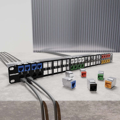 Cat6a 10G Slimline Keystone-Modul, geschirmt und werkzeuglos, rot Image 8