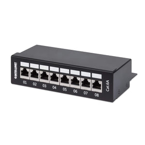 8-Port Cat6a Patchpanel, geschirmt Image 1