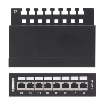 8-Port Cat6a Patchpanel, geschirmt Image 6