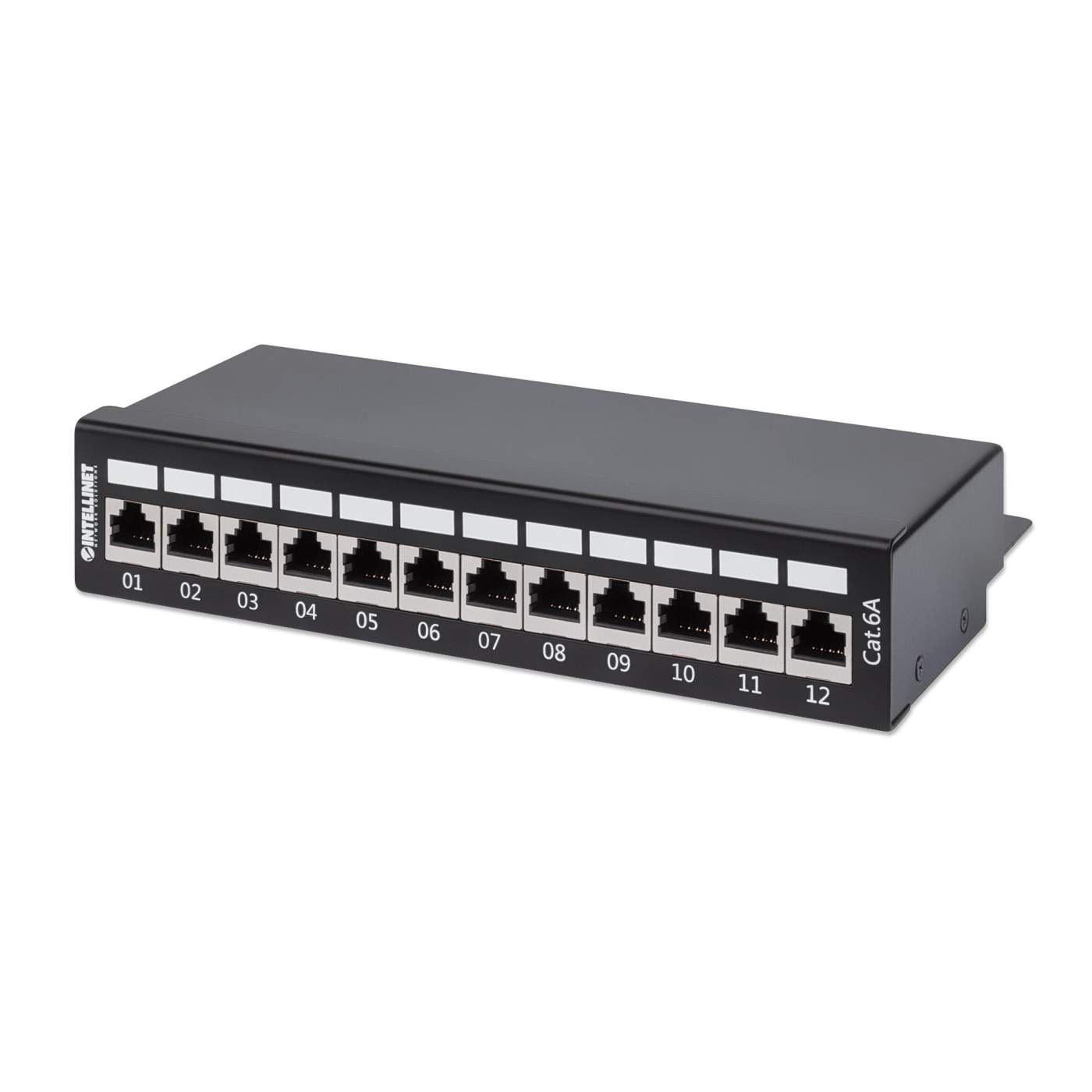 12-Port Cat6a Patchpanel, geschirmt Image 1