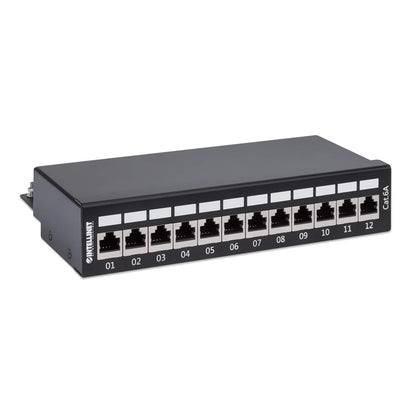 12-Port Cat6a Patchpanel, geschirmt Image 3