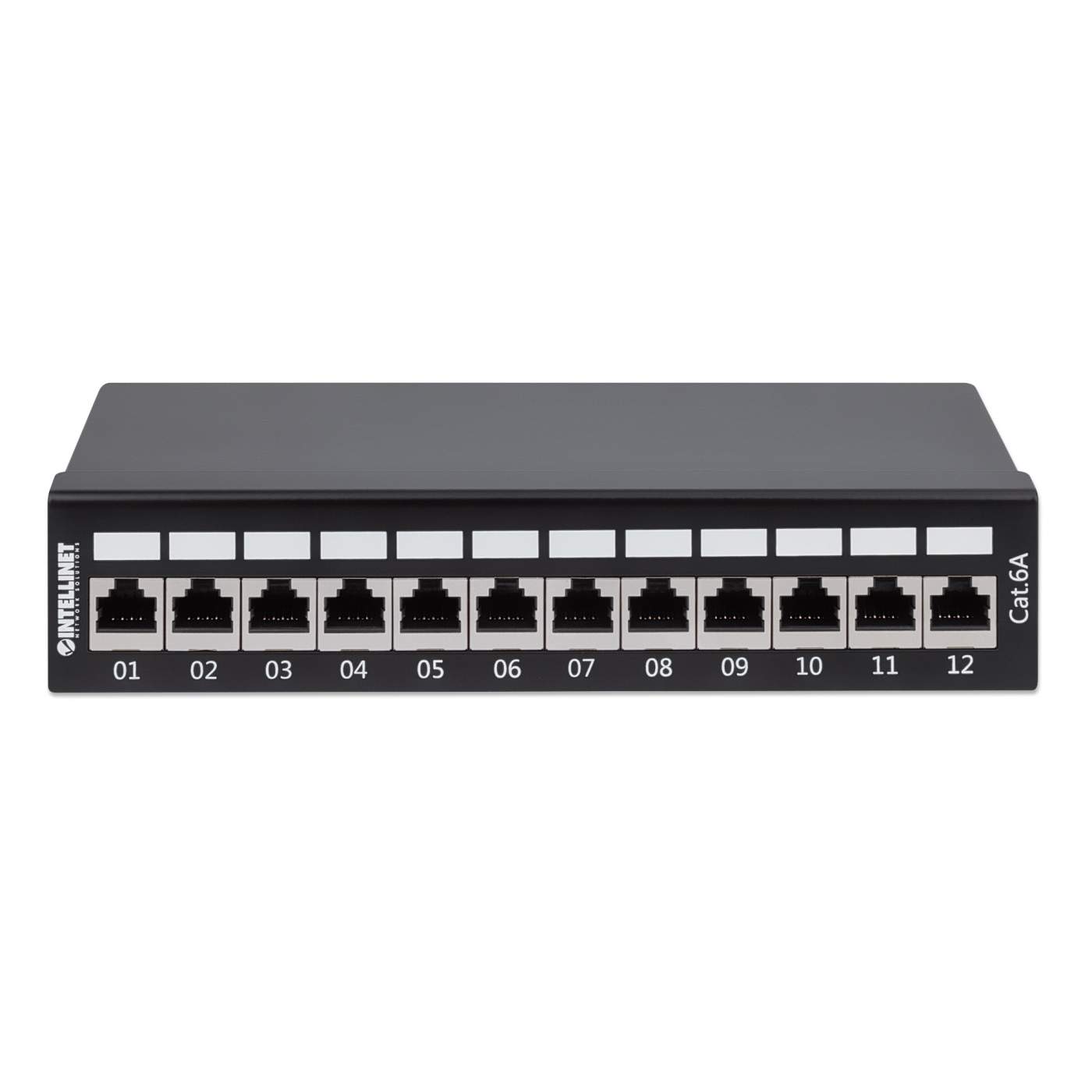 12-Port Cat6a Patchpanel, geschirmt Image 4