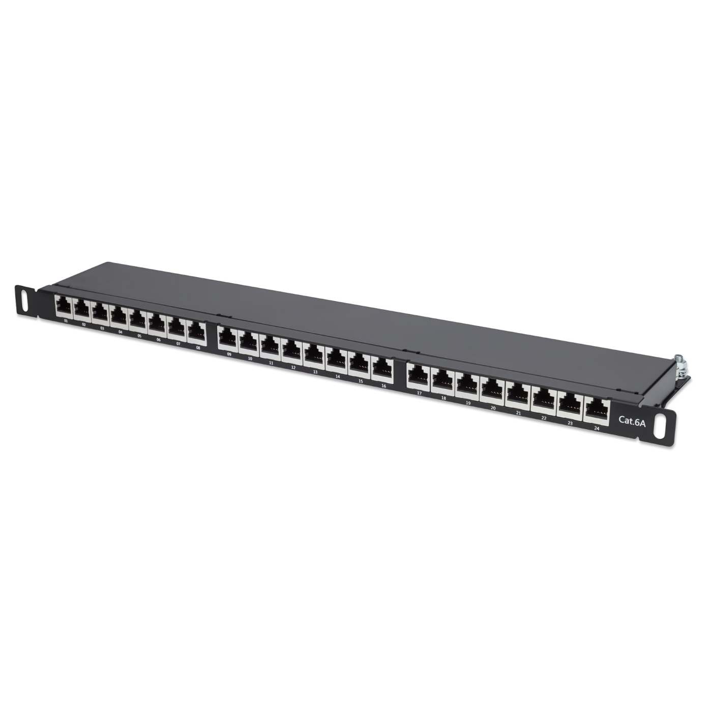 24-Port Cat6a Patchpanel, geschirmt Image 1