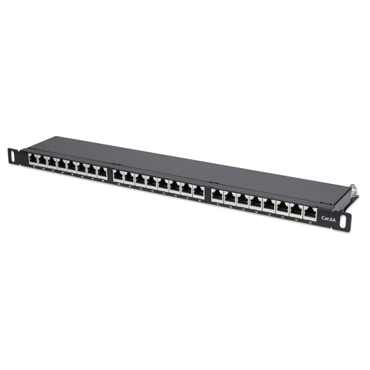 24-Port Cat6a Patchpanel, geschirmt Image 1