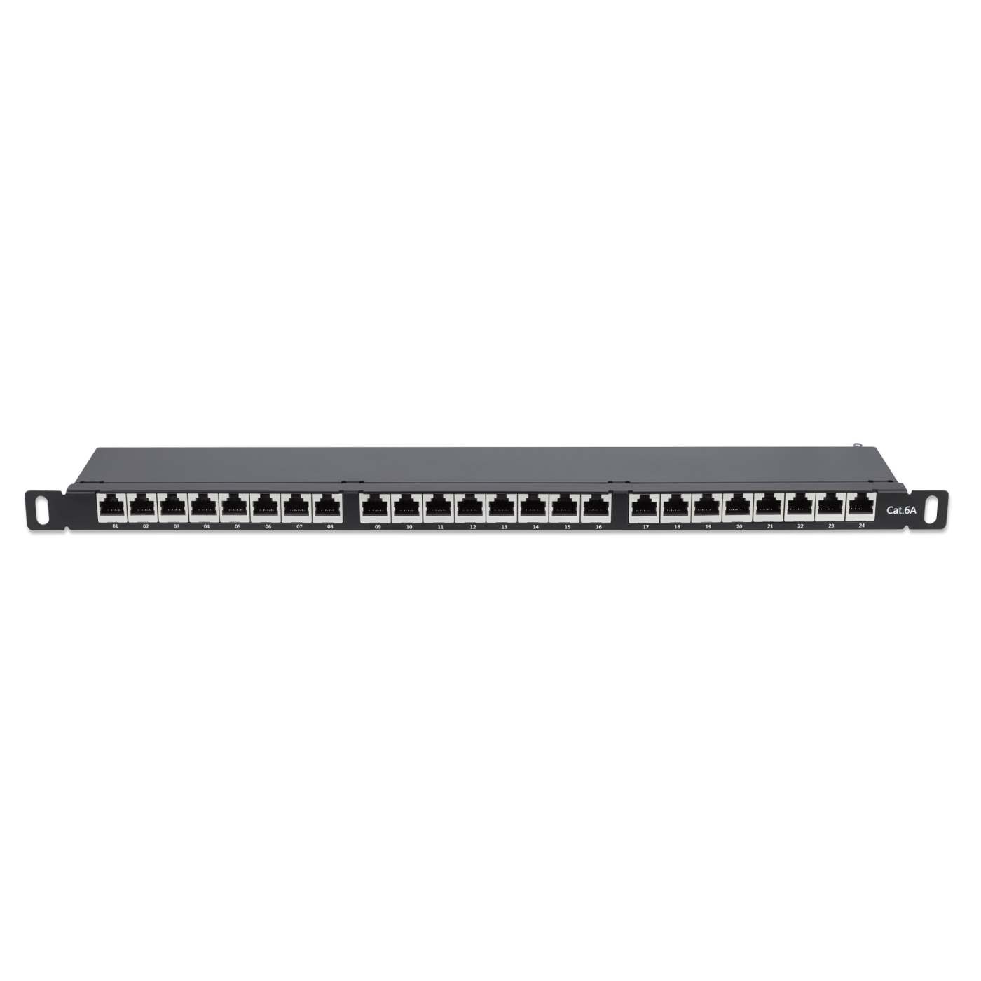 24-Port Cat6a Patchpanel, geschirmt Image 4
