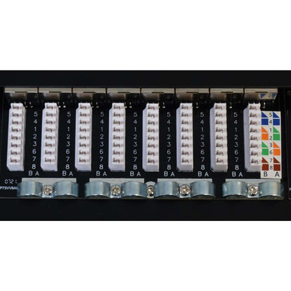 24-Port Cat6a Patchpanel, geschirmt Image 6