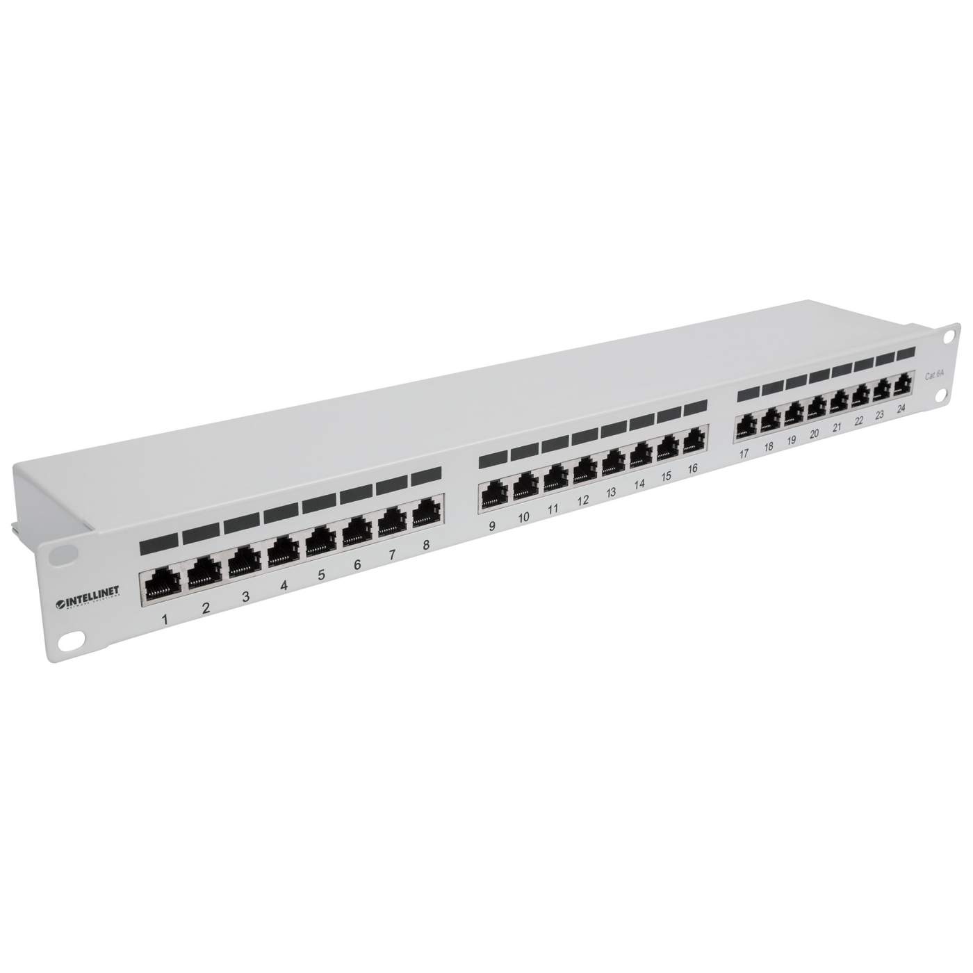 24-Port Cat6a Patchpanel, geschirmt Image 2