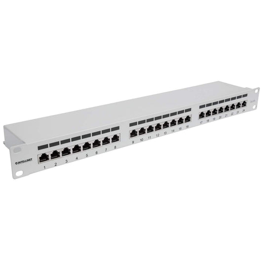 24-Port Cat6a Patchpanel, geschirmt Image 2
