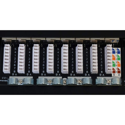 24-Port Cat6a Patchpanel, geschirmt Image 5
