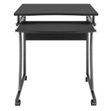 Kompakter Schreibtisch mit ausziehbarer Tastaturablage Image 4