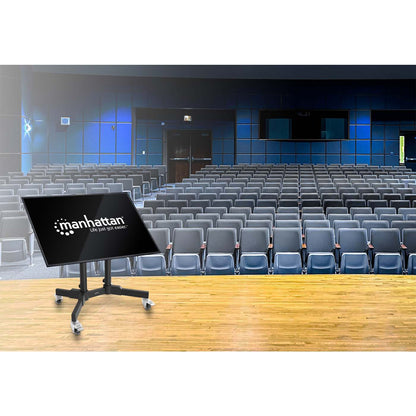 Kompakter TV-Ständer auf Rollen, höhenverstellbar, für 23" bis 70" Image 2