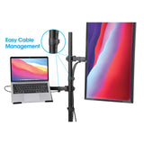 Tischhalterung mit Monitorarm und Notebookablage Image 10