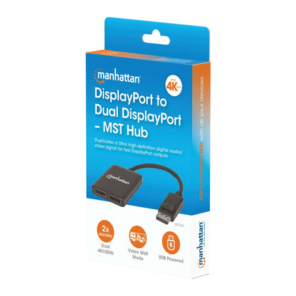 DisplayPort auf 2-Port DisplayPort MST-Hub Packaging Image 2