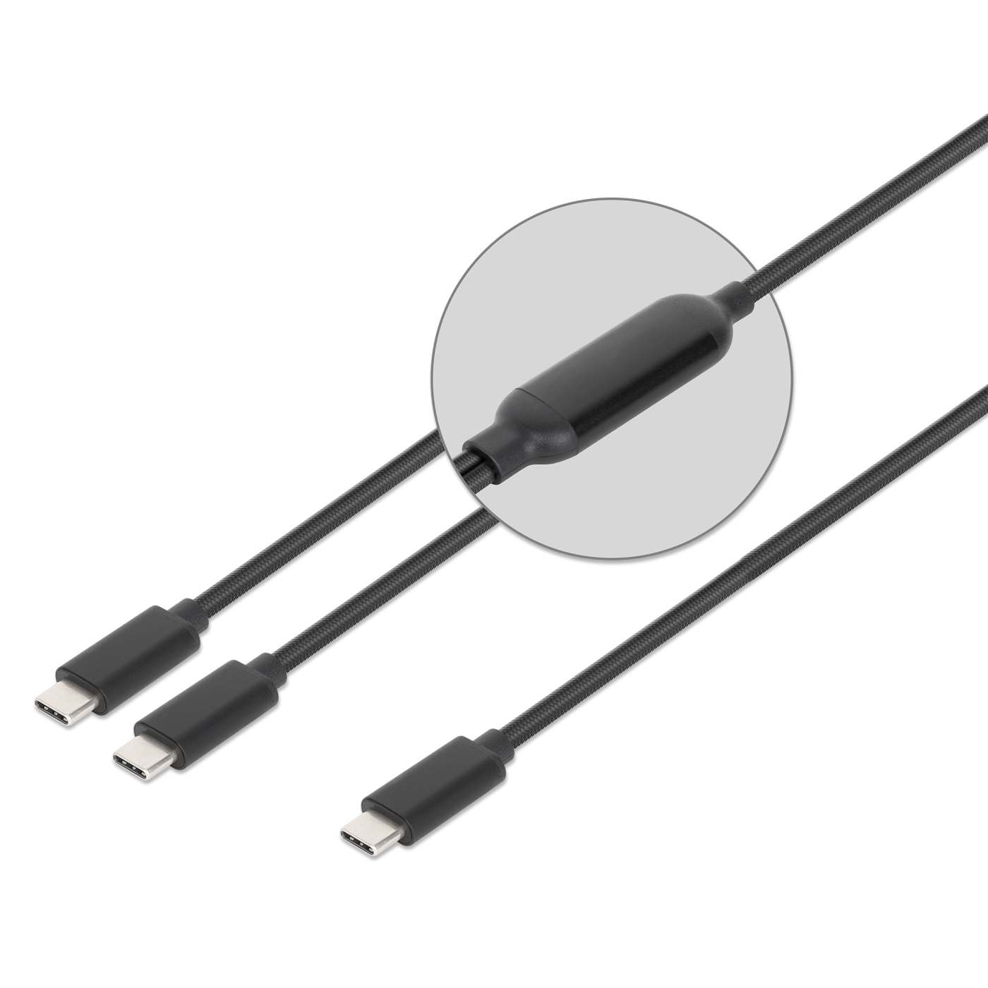 Dual USB-C Ladekabel 100 W, 2 m Image 11